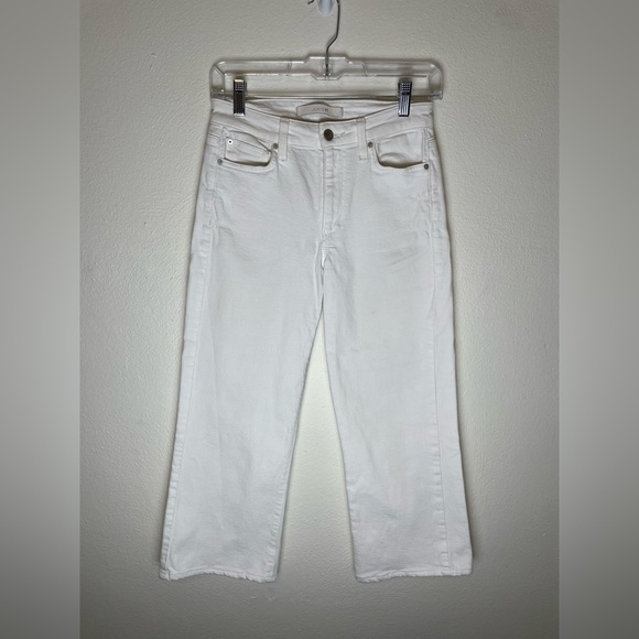 Joe’s Jeans The Wyatt High Rise Retro Crop Cropped White Jeans - Picture 1 of 6